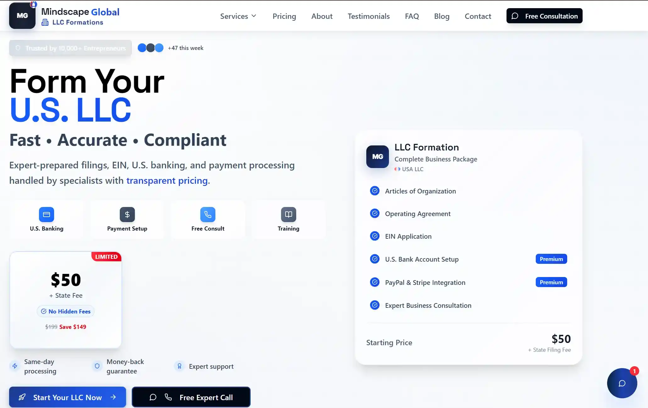 Global Formations LLC Portal